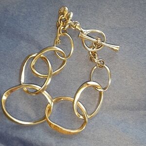 Fossil silver bracelet